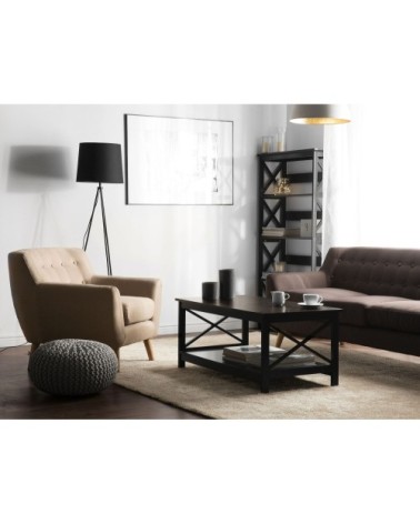 Table basse noire