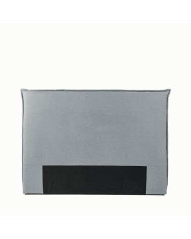 Tête de lit en tissu 150 cm gris