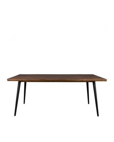 Table à manger 180x90cm bois foncé