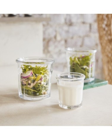 Verrine transparente 9cl - Lot de 6