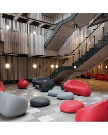 Table d'appoint basique en polyéthylène carbone