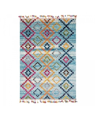Tapis berbère style bleu 120x170