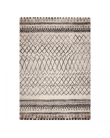 Tapis berbère style beige 120x120 rond