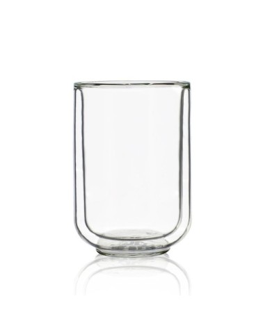 Lot de 4 tasses café en verre double paroi 35 cl