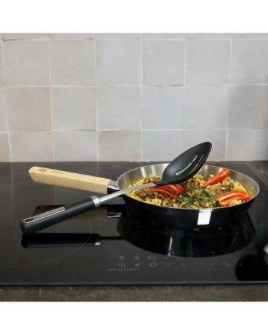 Cuillère trouée en nylon et inox 35 cm