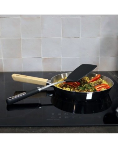 Spatule en nylon et inox 37 cm