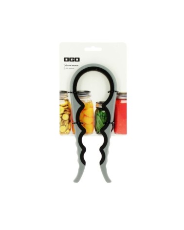 Ouvre-bocaux en silicone et plastique 23 cm