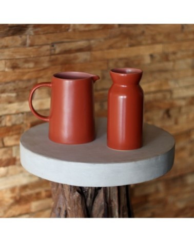 Pichet avec anse en grès 820 ml