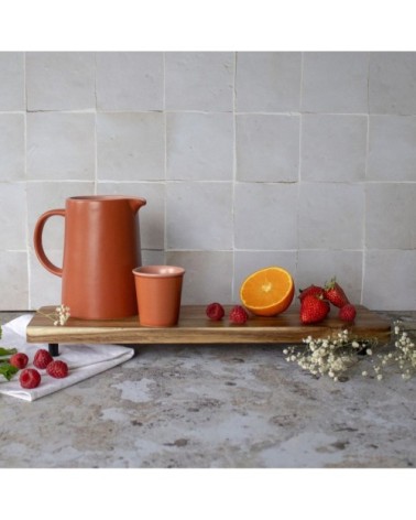 Pichet avec anse en grès 820 ml