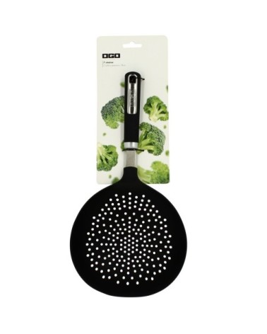 Cuillère passoire en inox et nylon 18 cm