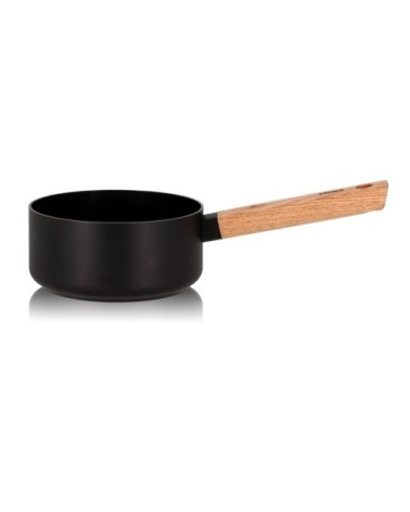 Casserole induction en aluminium et bois 16 cm