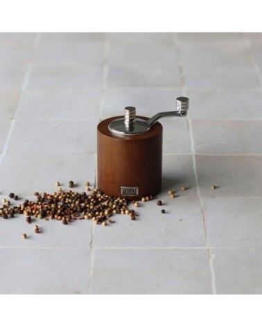 Moulin à poivre à manivelle en inox 9 cm