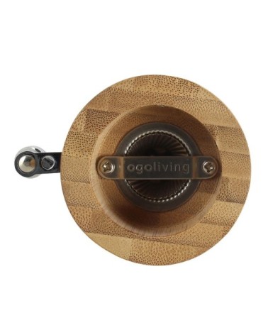 Moulin à sel à manivelle en inox 9 cm