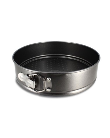 Moule à charnière à fond amovible en acier carbone 26 cm