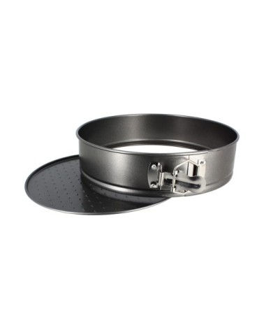 Moule à charnière à fond amovible en acier carbone 26 cm