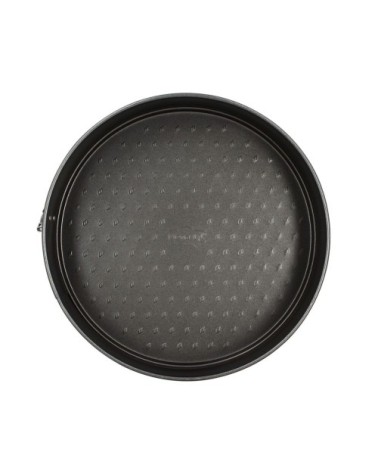 Moule à charnière à fond amovible en acier carbone 26 cm