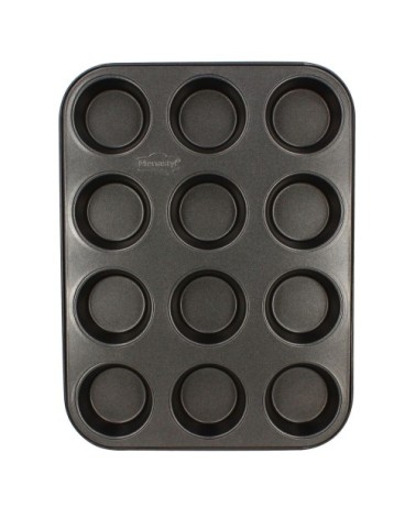 Plaque à 6 muffins en acier carbone