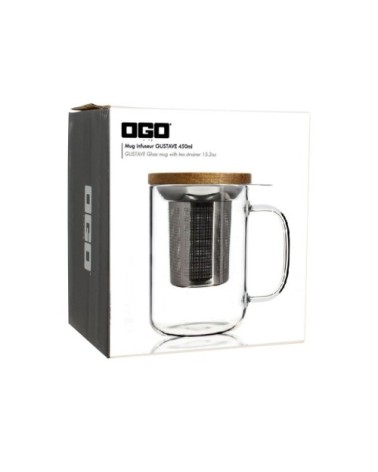 Tisanière en verre borosilicate 450 ml
