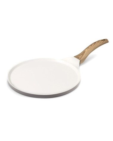Crépière 25.7 cm avec revêtement en céramique blanche