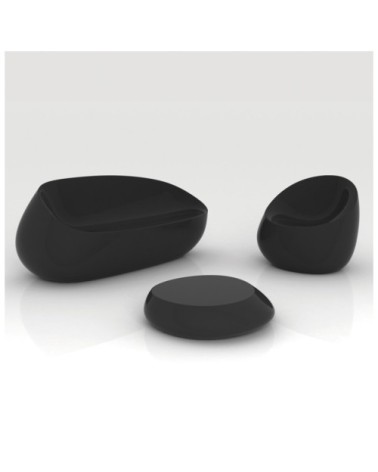 Table d'appoint basique en polyéthylène noir