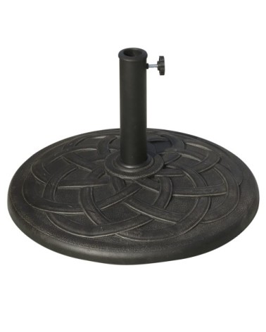 Pied de parasol base de lestage rond