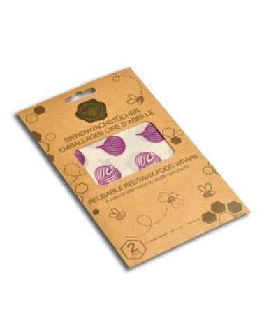 Feuilles emballage alimentaire 16 x 16 cm - Lot de 2