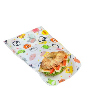Sachets sandwich & snack 18x18cm et 18x23cm - Lot de 2