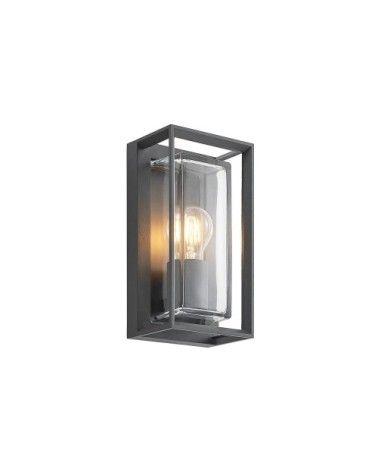 Applique extérieure en aluminium noir