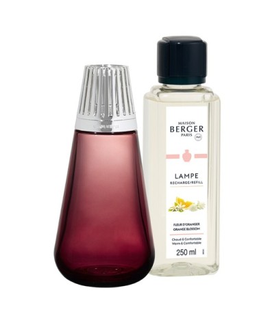 Coffret Lampe Berger Amphora Framboise