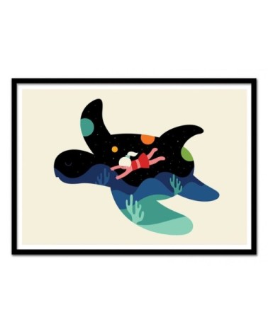 Affiche d'art enfant 50 x 70 cm