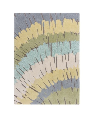 Tapis de salon moderne en Polyester Vert 120x170 cm