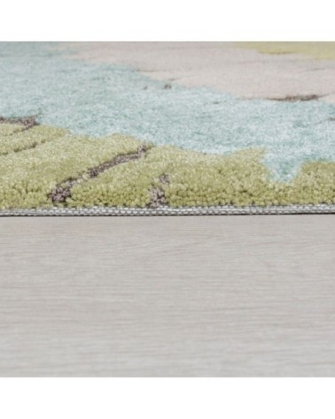 Tapis de salon moderne en Polyester Vert 120x170 cm