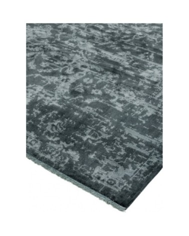 Tapis moderne en Polyester Gris anthracite 120x170 cm