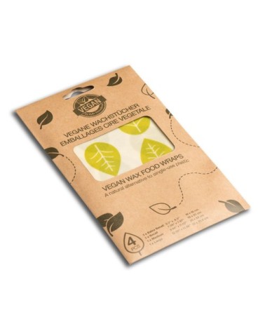 Set de feuilles emballage alimentaire vegan
