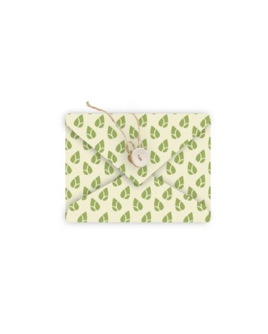 Feuilles emballage alimentaire la cire abeille avec bouton 43x 58 cm