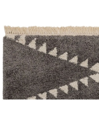 Tapis style berbère en Polypropylène Noir 200x290 cm