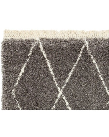 Tapis style berbère en Polypropylène Gris 200x290 cm
