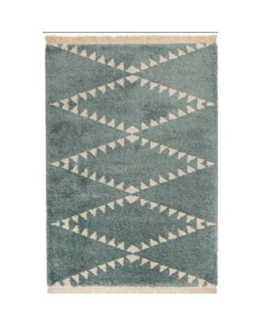Tapis style berbère en Polypropylène Bleu gris 200x290 cm