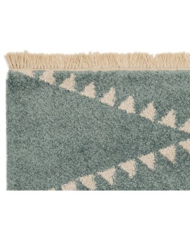 Tapis style berbère en Polypropylène Bleu gris 200x290 cm