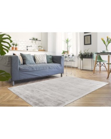 Tapis moderne en Soie Argent 200x290 cm