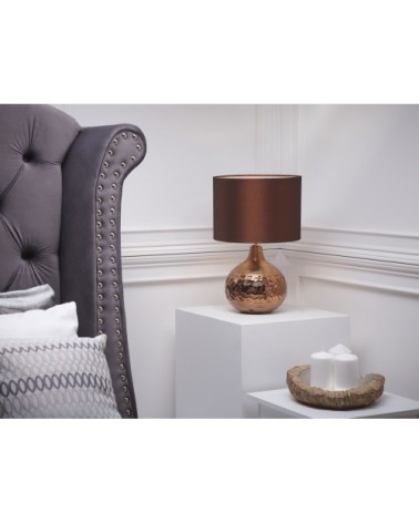 Lampe à poser marron
