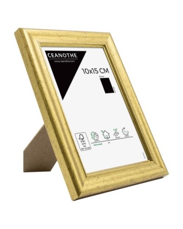 Cadre photo Classique doré 10x15 cm