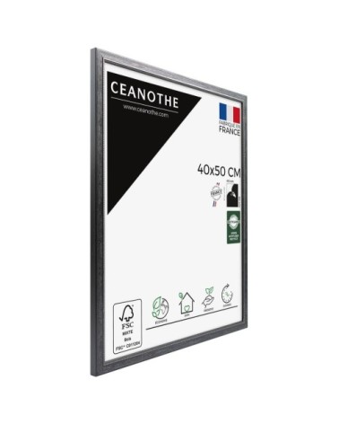 Cadre photo Perle noir 40x50 cm