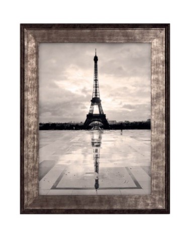 Cadre photo acier bois massif 10x15