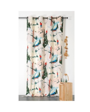 Rideau d'ameublement solaise polyester multicolore 260 x 145