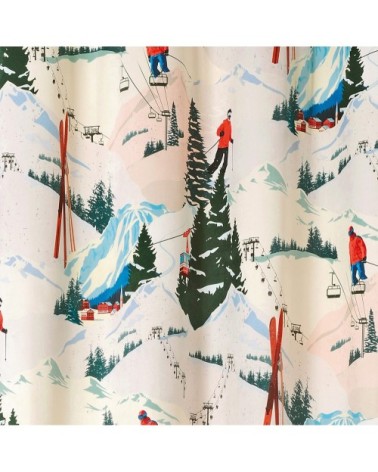 Rideau d'ameublement solaise polyester multicolore 260 x 145