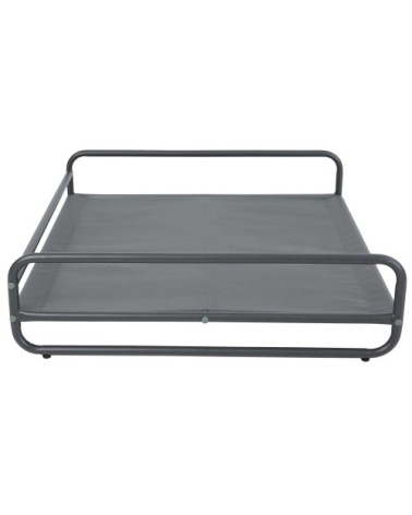 Structure pour fauteuil et pouf de salon de jardin modulable gris
