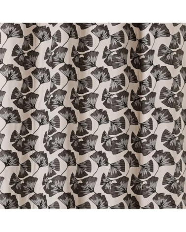 Rideau jacquard biloba gris 240 x 140