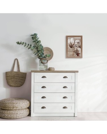 Cadre photo marron 20x30 cm bois reconstitué fsc