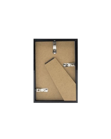 Cadre photo noir 10x15 cm résine plastique